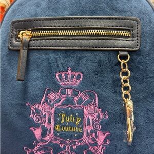 Juicy Couture Navy and Pink Backpack